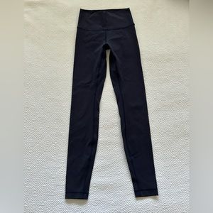 Lululemon Navy Yoga High Rise Leggings 28” inseam